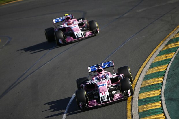 Sergio Perez Esteban Ocon Force India Sahara Force India F1 Team F1 ~Sergio Perez (Force India) und Esteban Ocon (Force India) ~ 