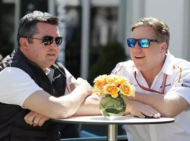 Eric Boullier, Zak Brown Titel-Bild zur News: Eric Boullier, Zak Brown