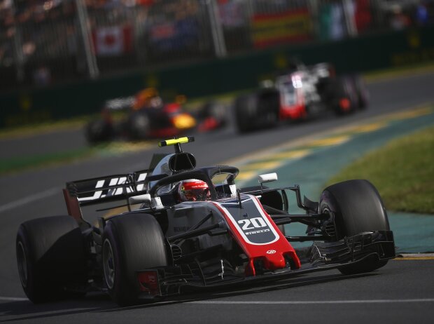 Titel-Bild zur News: Kevin Magnussen, Romain Grosjean, Daniel Ricciardo