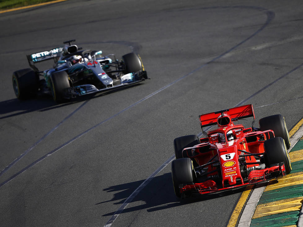 Sebastian Vettel, Lewis Hamilton