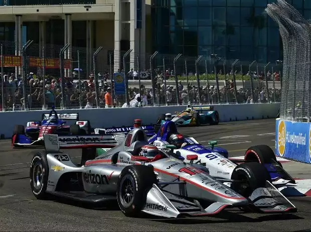 Will Power, Marco Andretti Titel-Bild zur News: Will Power, Marco Andretti