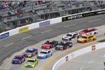 Ryan Blaney (Penske), Denny Hamlin und Brad Keselowski (Penske) 