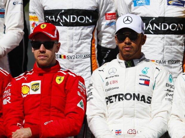 Sebastian Vettel, Lewis Hamilton