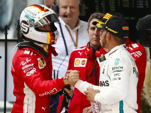 Lewis Hamilton, Sebastian Vettel Titel-Bild zur News: Lewis Hamilton, Sebastian Vettel