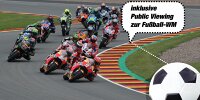 Bild zum Inhalt: Fußball trifft MotoGP: Public Viewing auf dem Sachsenring