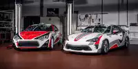 TOYOTA GAZOO Racing Trophy 2018: Toyota GT86 CS-R3 Rallye-Auto und Toyota GT86 CS-Cup Rennfahrzeug