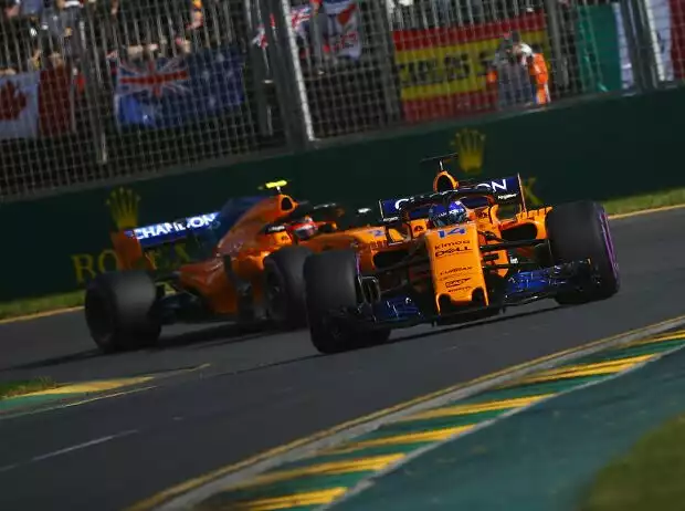 Titel-Bild zur News: Fernando Alonso, Stoffel Vandoorne