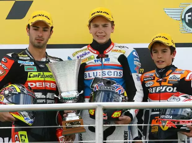 Mike di Meglio, Scott Redding, Marc Marquez Titel-Bild zur News: Mike di Meglio, Scott Redding, Marc Marquez