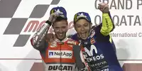 Bild zum Inhalt: Valentino Rossi: WM-Titel führt 2018 über Andrea Dovizioso