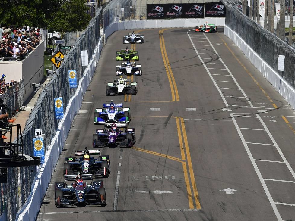 Zach Veach, Spencer Pigot, Ed Carpenter, Jack Harvey, Marco Andretti