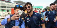 Bild zum Inhalt: Wie Vettel: Ricciardo hat etwas gegen Selfies