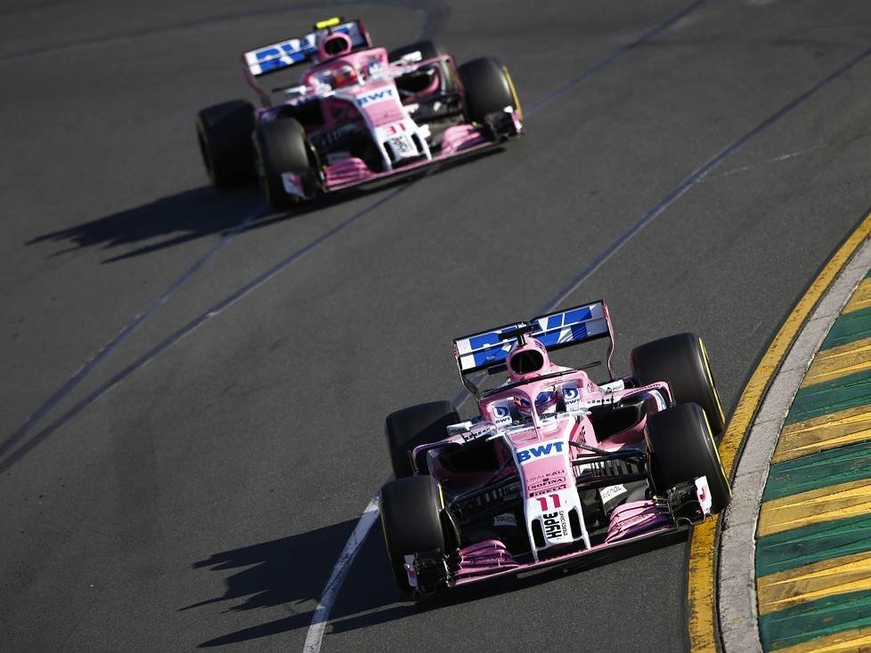 Sergio Perez, Esteban Ocon