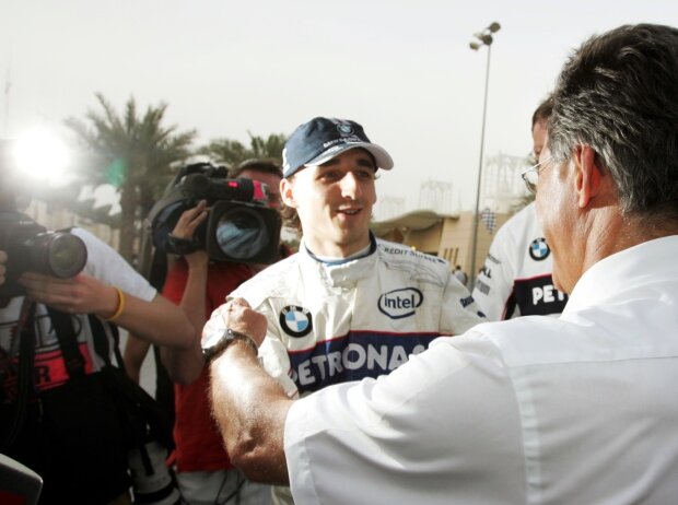 Robert Kubica, Mario Theissen Robert Kubica, Mario Theissen
