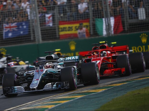 Titel-Bild zur News: Lewis Hamilton, Kimi Räikkönen, Sebastian Vettel, Kevin Magnussen, Max Verstappen, Romain Grosjean