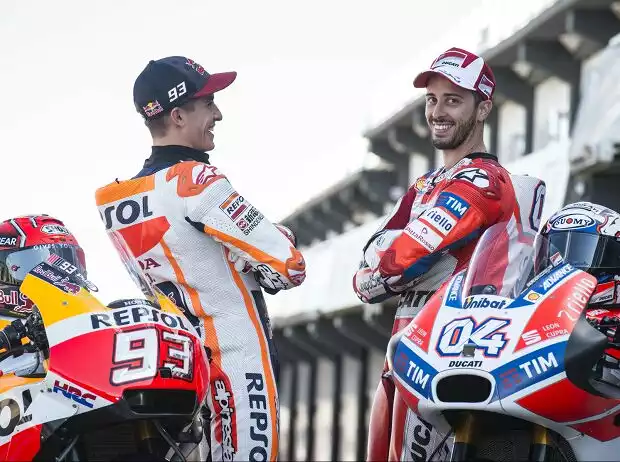 Marc Marquez, Andrea Dovizioso Titel-Bild zur News: Marc Marquez, Andrea Dovizioso