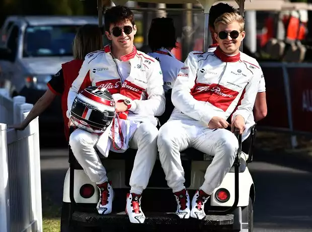 Titel-Bild zur News: Charles Leclerc, Marcus Ericsson
