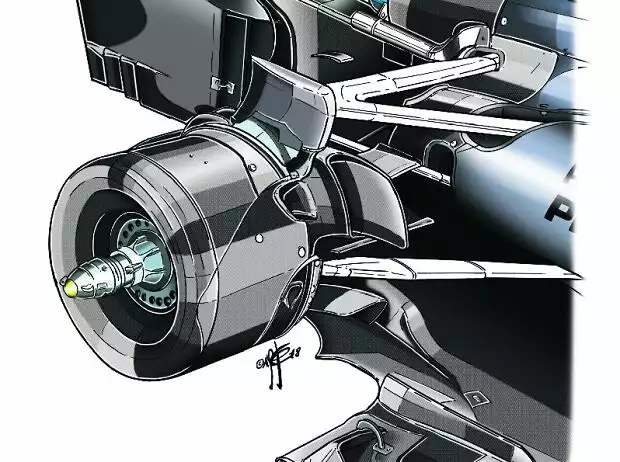 Mercedes, Aufhängung Titel-Bild zur News: Mercedes, Aufhängung