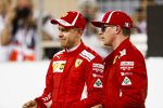 Sebastian Vettel (Ferrari) und Kimi Räikkönen (Ferrari) 