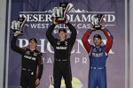 Robert Wickens (Schmidt), Josef Newgarden (Penske) und Alexander Rossi (Andretti) 