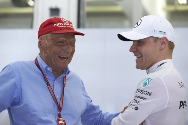 Niki Lauda Valtteri Bottas  ~Niki Lauda und Valtteri Bottas (Mercedes) ~ 