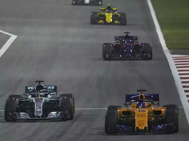 Fernando Alonso, Lewis Hamilton, Brendon Hartley, Carlos Sainz Titel-Bild zur News: Fernando Alonso, Lewis Hamilton, Brendon Hartley, Carlos Sainz