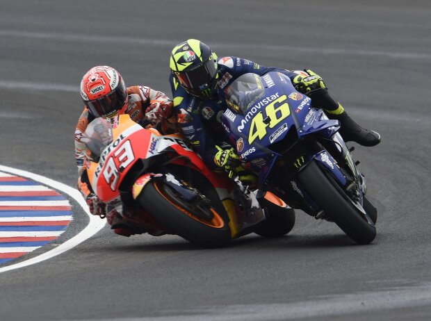 Marc Marquez, Valentino Rossi