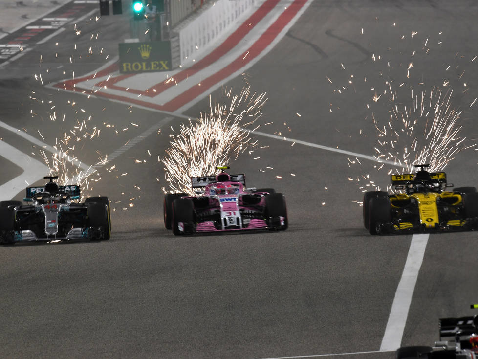 Lewis Hamilton, Sergio Perez, Nico Hülkenberg