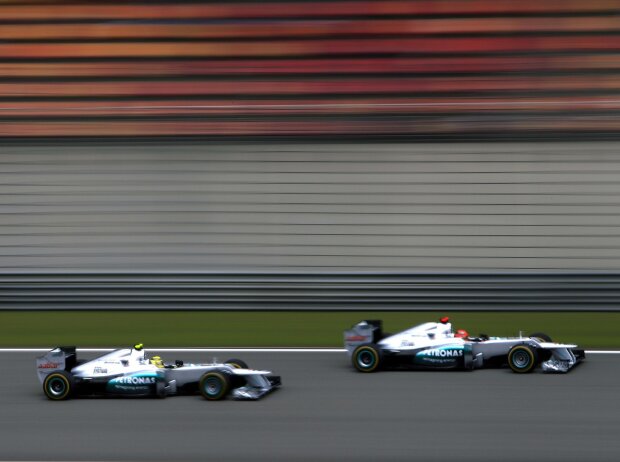 Michael Schumacher, Nico Rosberg Michael Schumacher, Nico Rosberg