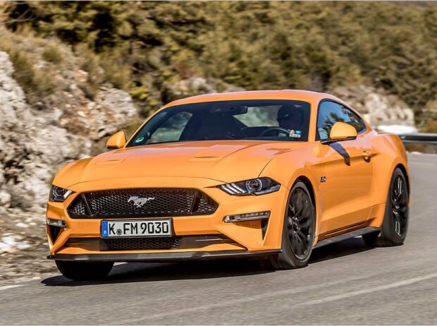 ford mustang gt 2019 tropical orange