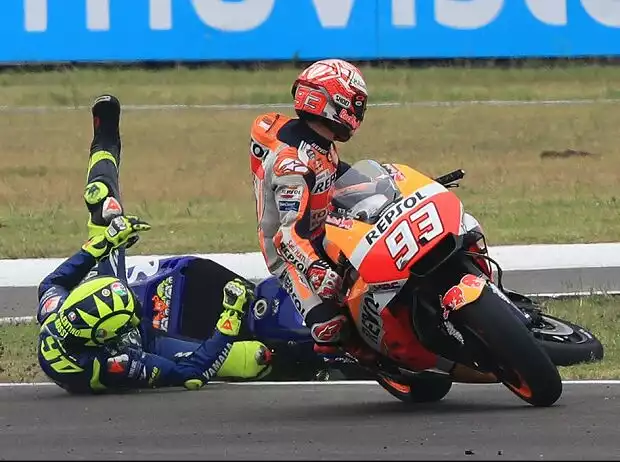 Marc Marquez, Valentino Rossi Titel-Bild zur News: Marc Marquez, Valentino Rossi