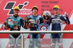 Aron Canet (Estrella Galicia), Marco Bezzecchi (PrüstelGP) und Fabio Di Giannantonio (Gresini) 