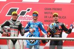 Xavi Vierge (Intact GP), Mattia Pasini (Italtrans) und Miguel Oliveira (KTM Ajo) 