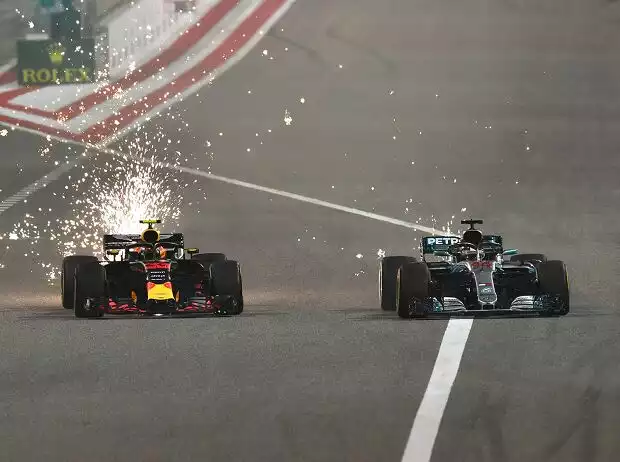 Max Verstappen, Lewis Hamilton Titel-Bild zur News: Max Verstappen, Lewis Hamilton