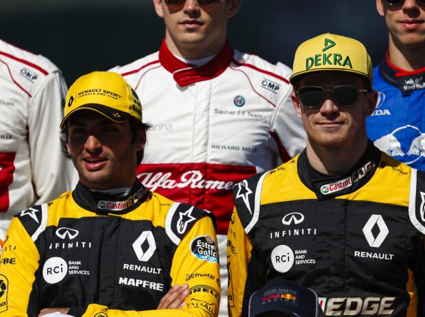 Titel-Bild zur News: Fernando Alonso, Carlos Sainz, Nico Hülkenberg