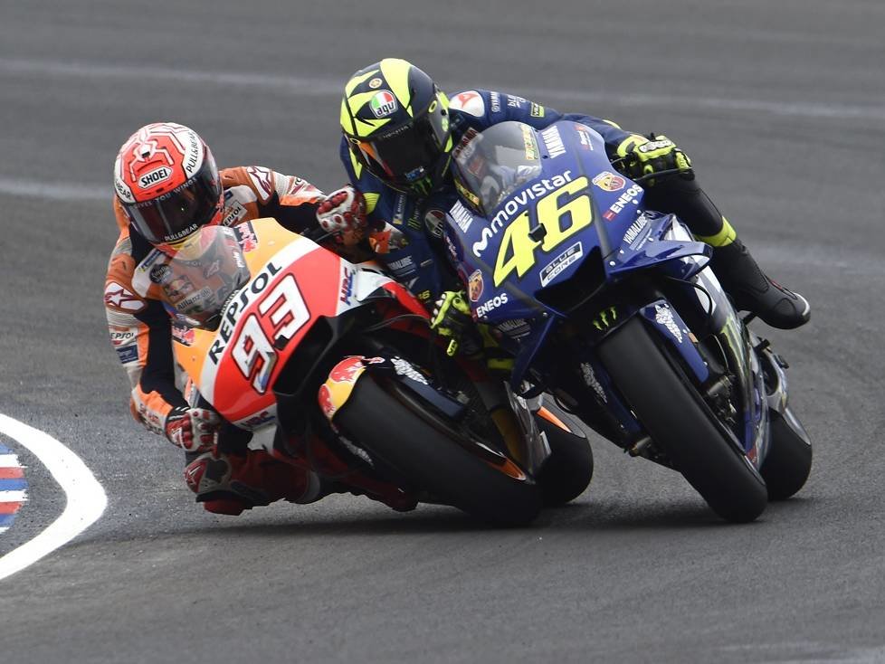 Marc Marquez, Valentino Rossi