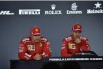 Kimi Räikkönen (Ferrari) und Sebastian Vettel (Ferrari) 