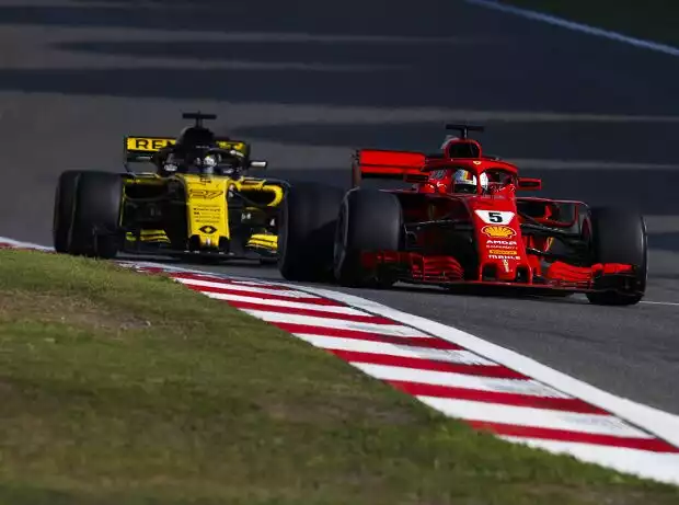 Titel-Bild zur News: Sebastian Vettel, Nico Hülkenberg
