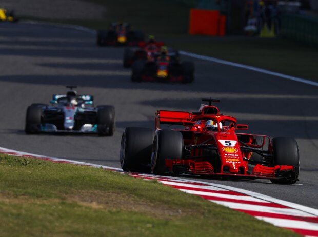 Sebastian Vettel, Lewis Hamilton