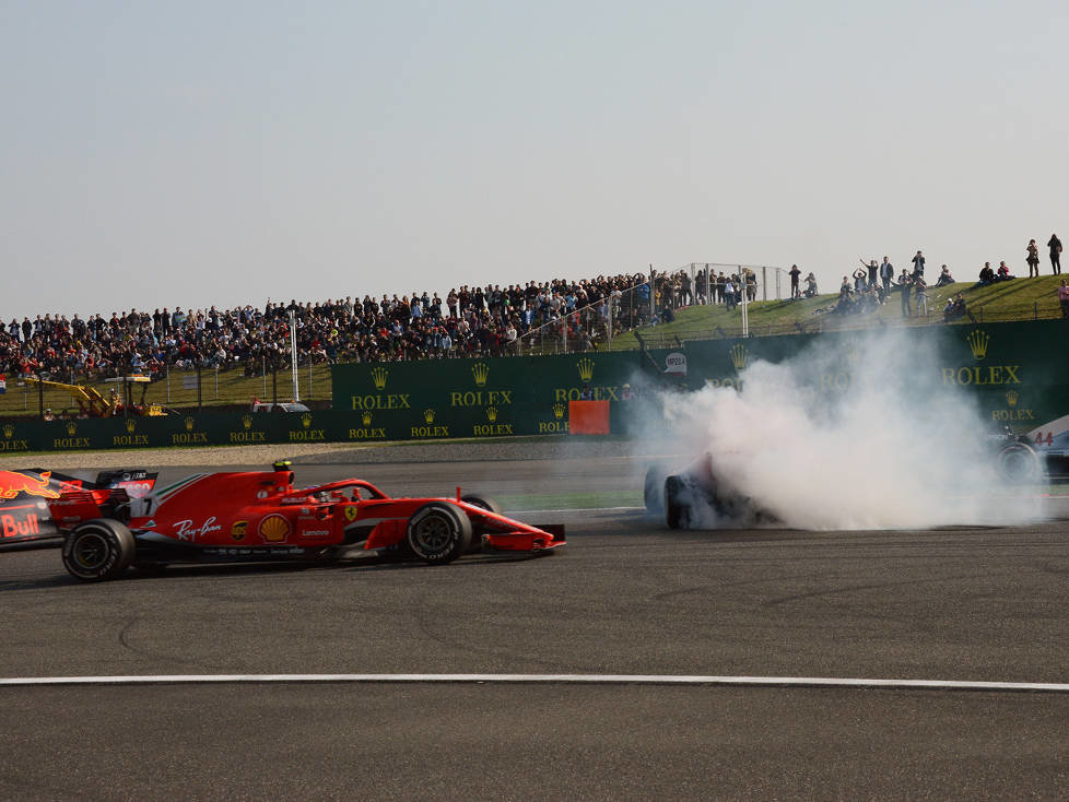 Max Verstappen, Sebastian Vettel, Kimi Räikkönen, Lewis Hamilton