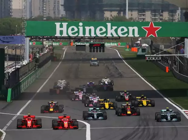 Start zum GP China 2018 in Shanghai Titel-Bild zur News: Start zum GP China 2018 in Shanghai