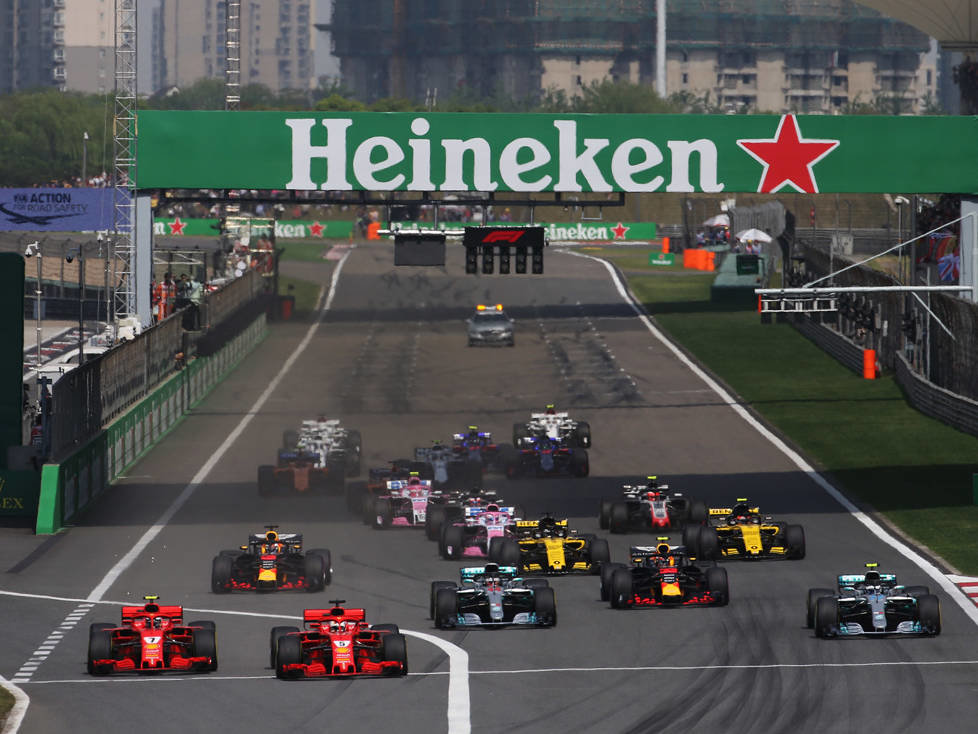 Start zum GP China 2018 in Shanghai