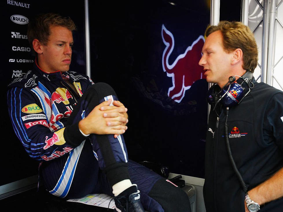 Sebastian Vettel, Christian Horner