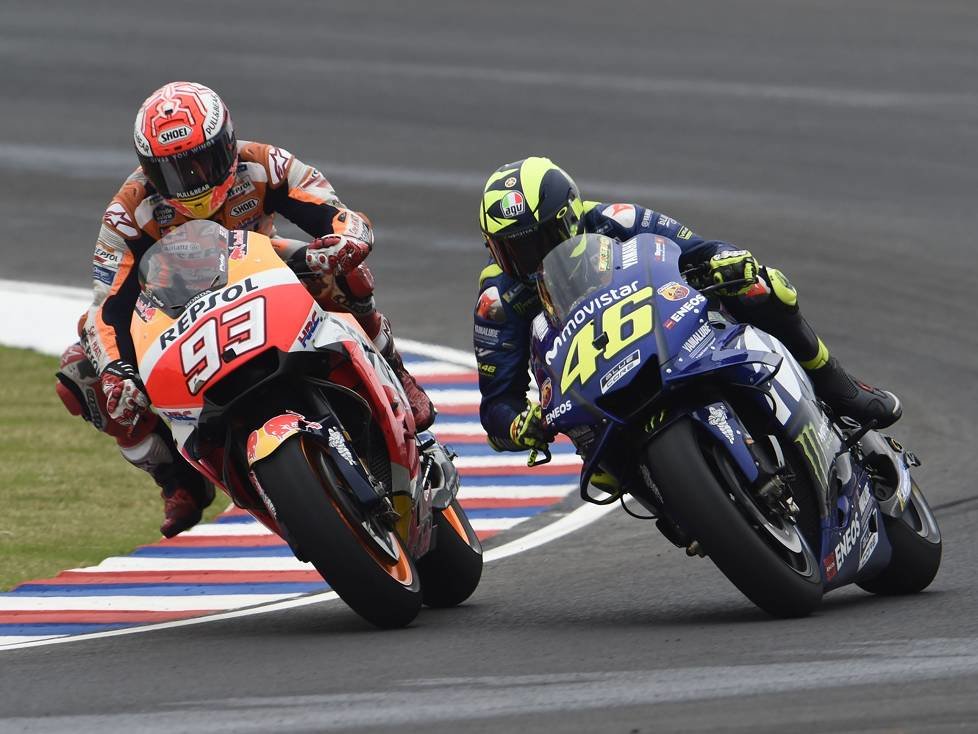 Marc Marquez, Valentino Rossi