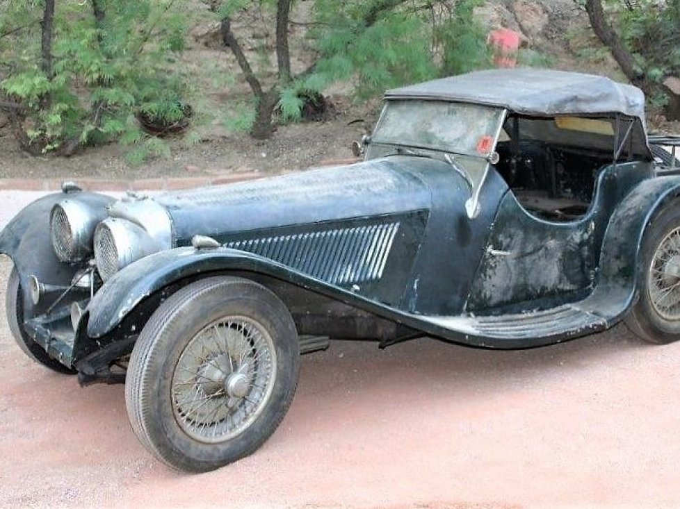 Jaguar SS100 Scheunenfund