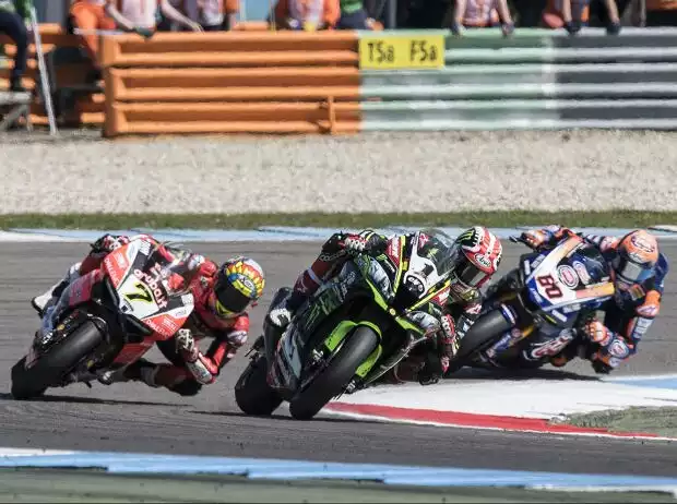 Jonathan Rea, Chaz Davies, Michael van der Mark Titel-Bild zur News: Jonathan Rea, Chaz Davies, Michael van der Mark