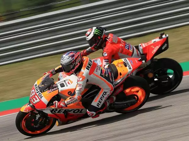 Titel-Bild zur News: Marc Marquez, Jorge Lorenzo