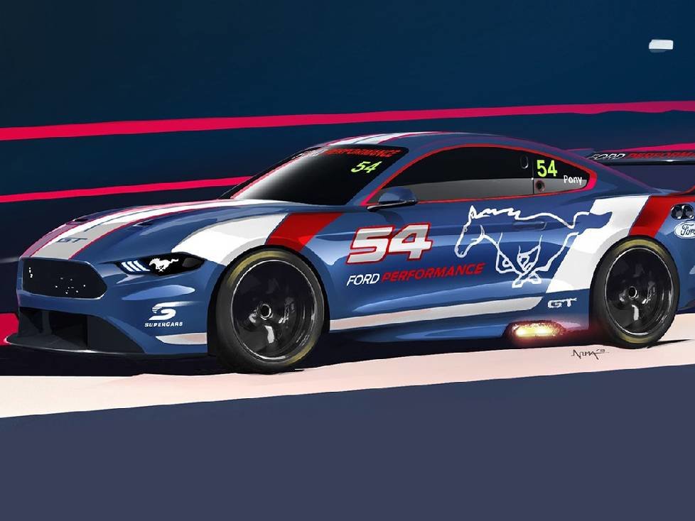 Ford Mustang, Supercars, Render