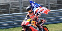 Bild zum Inhalt: MotoGP Austin: Marquez triumphiert - Rossi verpasst Podest