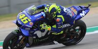 Bild zum Inhalt: Probleme mit dem Vorderreifen: Rossi ohne Podestchance