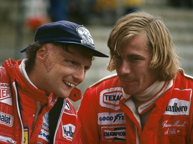 Titel-Bild zur News: Niki Lauda, James Hunt